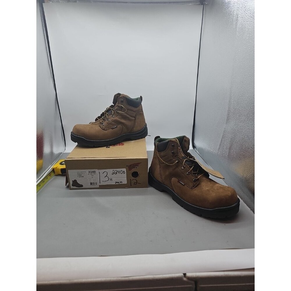 Red Wing Work Boot 2240 Men's Size 13 H  Brown NEW Waterproof EN NonMetallic Toe
